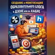 Постер книги Создание и монетизация образовательного блога в дзене или на хабре