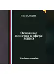 Сергей Каледин - Основные понятия в сфере МВКО
