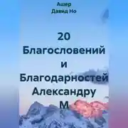 Постер книги 20 Благословений и Благодарностей Александру М