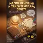 Постер книги Магия, печеньки и три экземпляра отчета