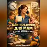 Постер книги Тайм-Менеджмент для Мам с Двумя и Более Детьми