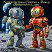 Постер книги Космическая одиссея Синерсиса и Тяньлу. Путешествие на Луну.