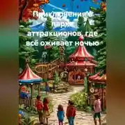 Постер книги Приключения в парке аттракционов, где всё оживает ночью