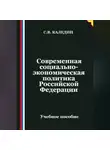 Сергей Каледин - Современная социально-экономическая политика Российской Федерации