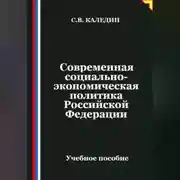 Постер книги Современная социально-экономическая политика Российской Федерации