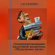 Постер книги Совершенствование налоговой политики. «Модельные акты»