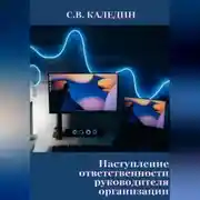Постер книги Наступление ответственности руководителя организации