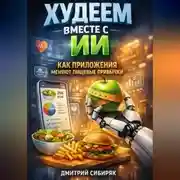 Постер книги Худеем вместе с ИИ как приложения меняют пищевые привычки