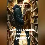 Постер книги семь закладок. новелла к 14 февраля