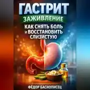 Постер книги Гастрит заживление как снять боль и восстановить слизистую