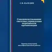 Постер книги Совершенствование системы управления персоналом организации