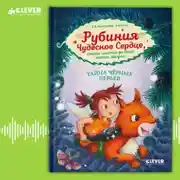 Постер книги Рубиния Чудесное Сердце, смелая девочка из рода лесных эльфов. Тайна черных перьев