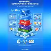 Постер книги Манифест корпоративной онтологии: VK / ВКонтакте / MAX / Дзен / КПКС