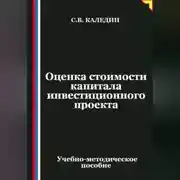 Постер книги Оценка стоимости капитала инвестиционного проекта