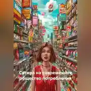 Постер книги Сатира на современное общество потребления.