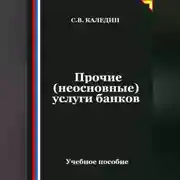 Постер книги Прочие (неосновные) услуги банков