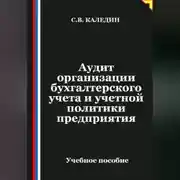 Постер книги Аудит организации бухгалтерского учета и учетной политики предприятия