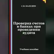 Постер книги Проверка счетов в банках при проведении аудита