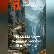 Постер книги Не сказано — значит прожито. 道 » 無言 » 活