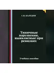 Сергей Каледин - Типичные нарушения, выявляемые при ревизиях
