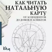 Постер книги Как читать натальную карту. От асцендентов до домов и аспектов