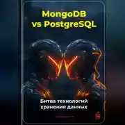 Постер книги MongoDB vs PostgreSQL: Битва технологий хранения данных
