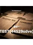 Тестовый Аккаунт - av- TEST(44529sdve)