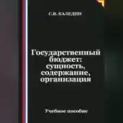 Постер книги Государственный бюджет: сущность, содержание, организация