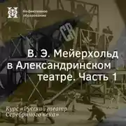 Постер книги В. Э. Мейерхольд в Александринском театре. Часть 1