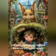 Постер книги Сказка с любимым героем Ванечка в Стране чудес