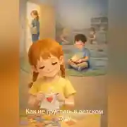 Постер книги Как не грустить в детском саду