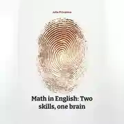 Постер книги Math in English: Two skills, one brain