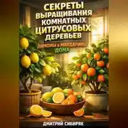 Постер книги Секреты выращивания комнатных цитрусовых деревьев лимоны и мандарины дома