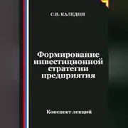 Постер книги Формирование инвестиционной стратегии предприятия
