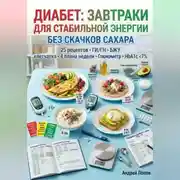 Постер книги Диабет: завтраки для стабильной энергии без скачков сахара