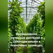 Постер книги Выращивание маточных растений и саженцев вишни в пленочных теплицах.