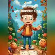 Постер книги Таблица умножения за вечер.