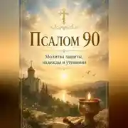 Постер книги Псалом 90 с молитвами о защите души и духовным наставлением
