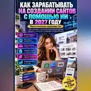Постер книги Как зарабатывать на создании сайтов с помощью ИИ в 2027 году
