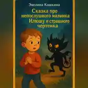 Постер книги Сказка про непослушного мальчика Илюшу и страшного чертенка