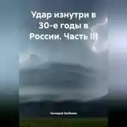 Постер книги Удар изнутри в 30-е годы в России. Часть III