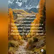 Постер книги Рекомендации Искусственного Интеллекта. Профессиональный рост и искусство коммуникации: Руководство для молодых специалистов из 2-х частей