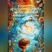 Постер книги Как развить креативность у ребёнка: ошибки родителей, советы и пошаговый план на 3 месяца.