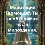 Постер книги Медитация «Гармония». Ты – необходимая часть мироздания.