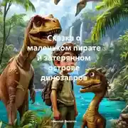 Постер книги Сказка о маленьком пирате и затерянном острове динозавров