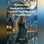 Постер книги Дрэгон Мун сражается с силой голоса Георгии. Сага о Полнолунии