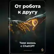 Постер книги От робота к другу: Твоя жизнь с ChatGPT