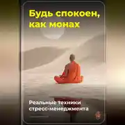 Постер книги Будь спокоен, как монах: Реальные техники стресс-менеджмента