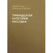 Постер книги Тринадцатая категория рассудка