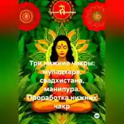 Постер книги Три нижние чакры: муладхара, свадхистана, манипура. Проработка нижних чакр.
